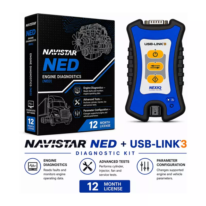 Navistar Engine Diagnostics (NED) Diagnostic Kit