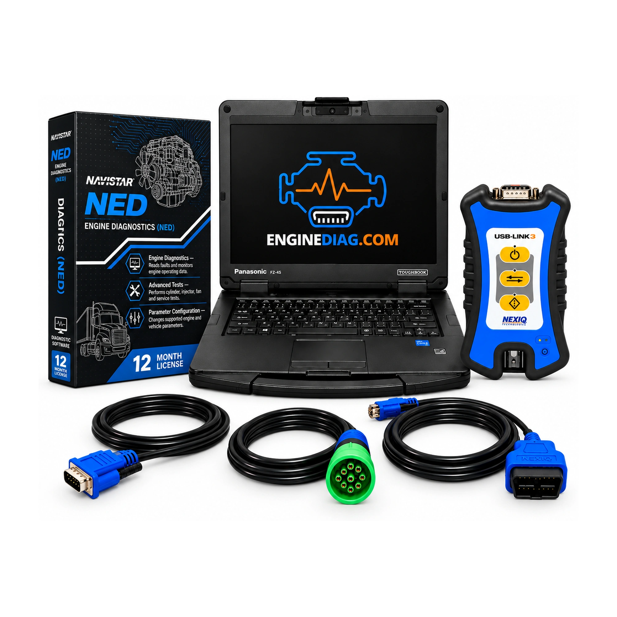 Navistar Engine Diagnostics (NED) Diagnostic Kit