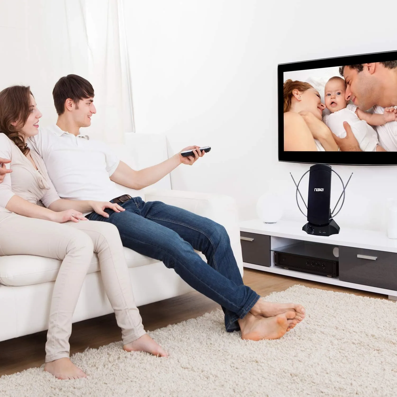 Naxa High-Powered Amplified HDTV/ATSC Antenna