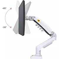 North Bayou Monitor Desk Stand F80 (White)