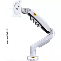 North Bayou Monitor Desk Stand F80 (White)