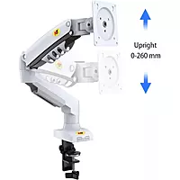 North Bayou Monitor Desk Stand F80 (White)