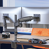 North Bayou Dual Monitor Desk Stand H180