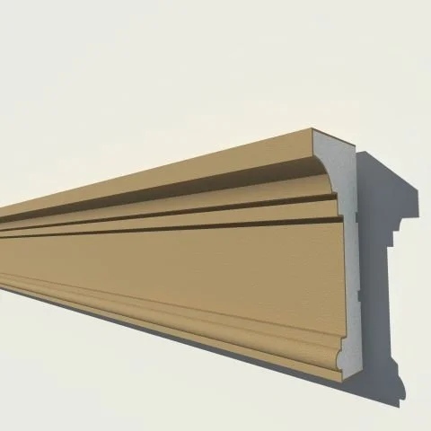 Cornisa decorativa exterior NC104, 220x80x2000 mm