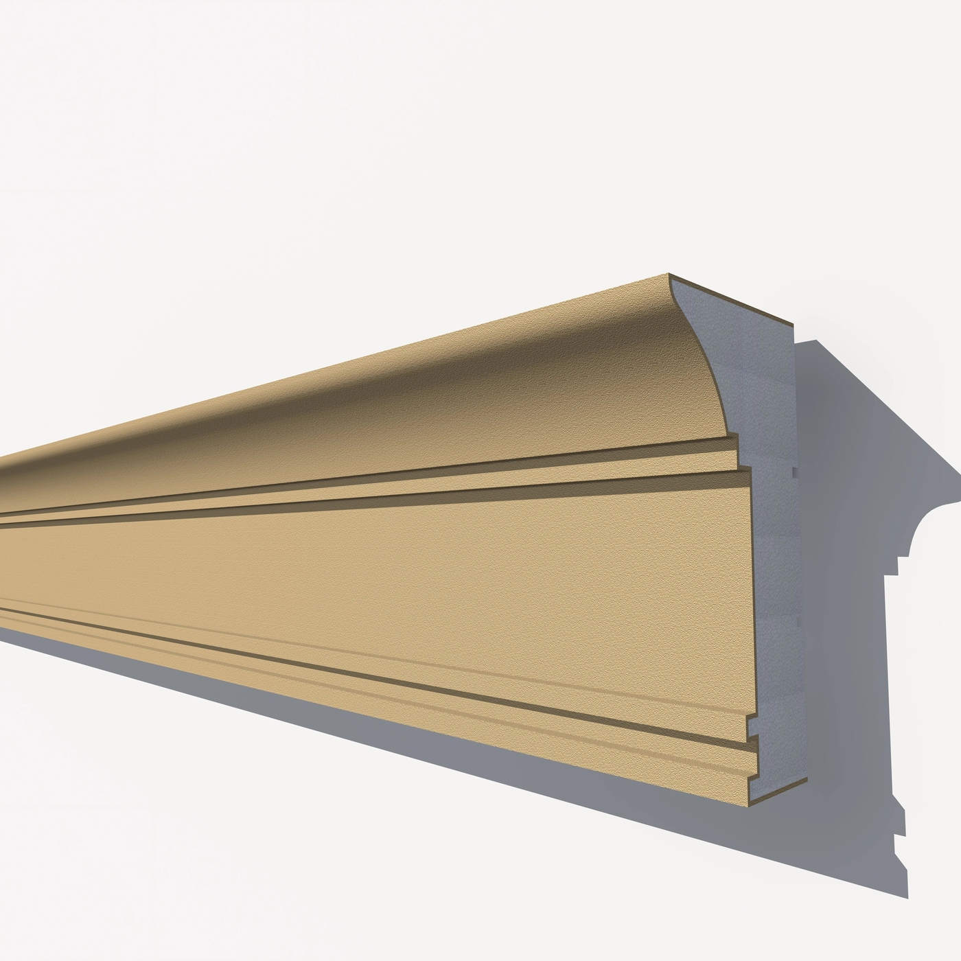 Cornisa decorativa exterior NC173, 200x100x2000 mm