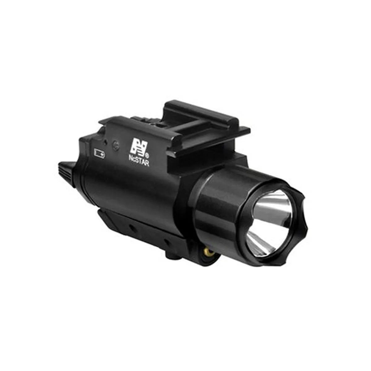 NCSTAR Laser Flashlight Tactical Weapon Combo Green Laser 3W 150 Lumens