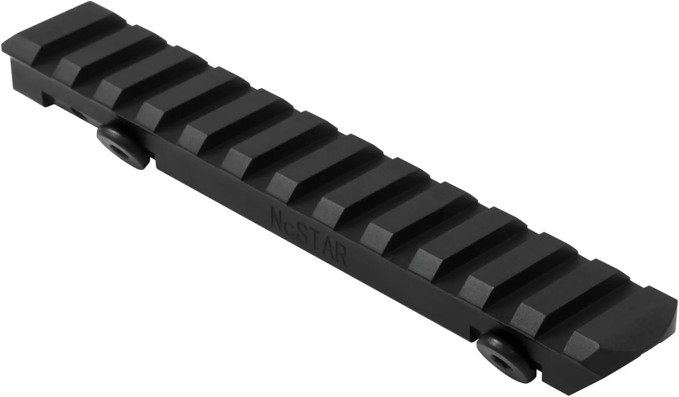 NcSTAR Ruger Mini 14 Picatinny Rail Mount-Black-GEN 2, Model:MRUBV2, 1.63"D x 0.84"W x 2.03"H