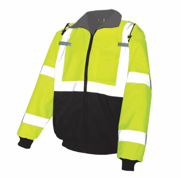 Bomber Jacket,Black Lining,Radio Straps And Pocket