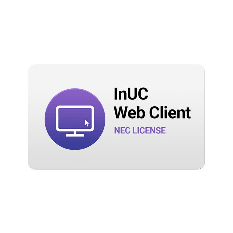 NEC SL2100 1-Port InUC Web Client License BE117552