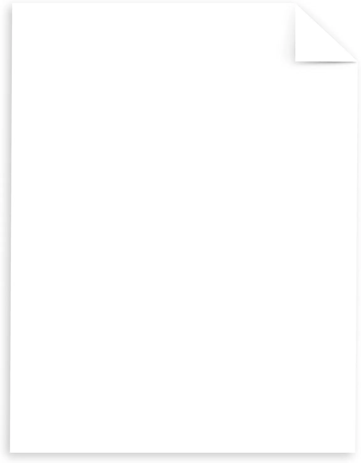 Neenah Bright White Premium Cardstock, 8.5 x 11 in, 65 lb, 250 Pack (91904)