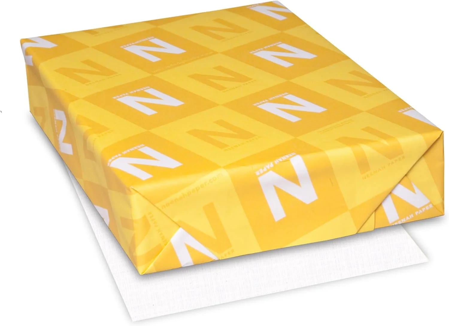 Neenah Classic Crest Linen Copy & Multipurpose Paper, 8.5 x 11, 24 lb, Solar White, 500 Sheets