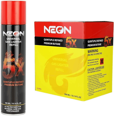 Neon Butane 5X 300ml- 12ct