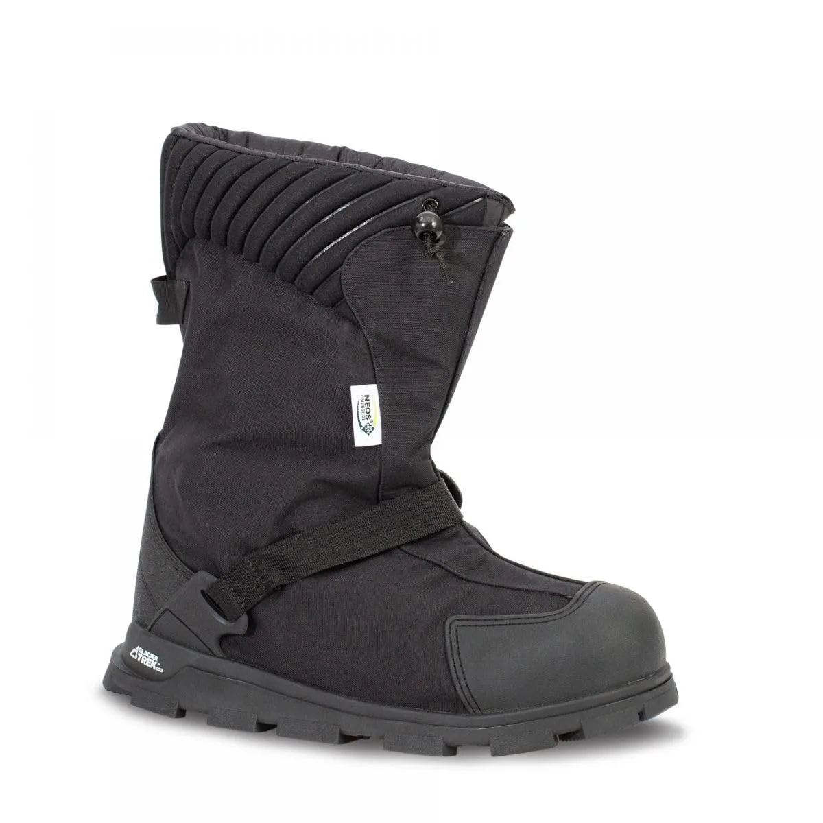 NEOS Explorer Insulated Overshoe with Glacier Trek SPK Cleats - Black, 4X-Large