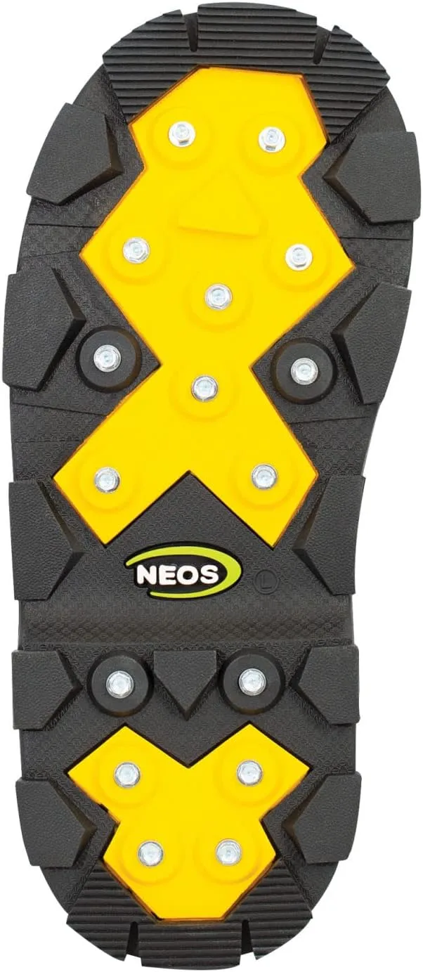 NEOS Voyager Glacier Trek Spike with Heel, Black, 11 in