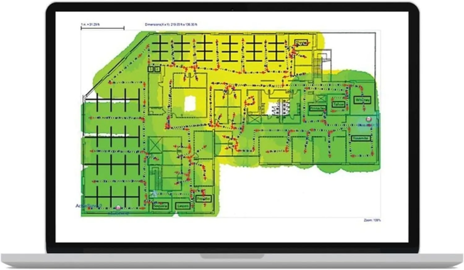NetAlly AirMagnet Survey PRO with AirMagnet Planner - License - 1 User - Wireless Site Survey Software for Mac & PC