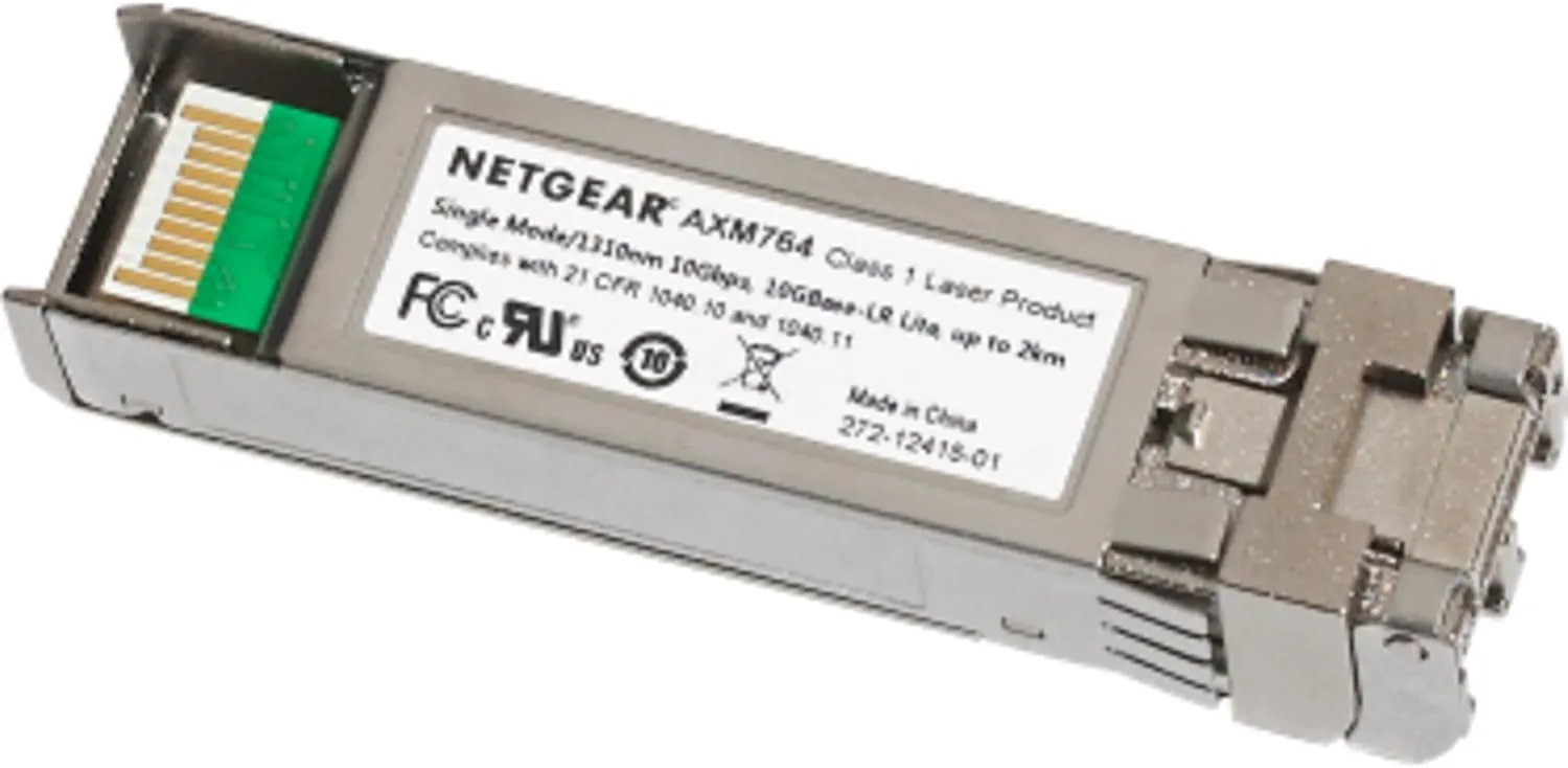 NETGEAR ProSAFE 10GBASE-LR Lite SFP+ Transceiver (AXM764-10000S)
