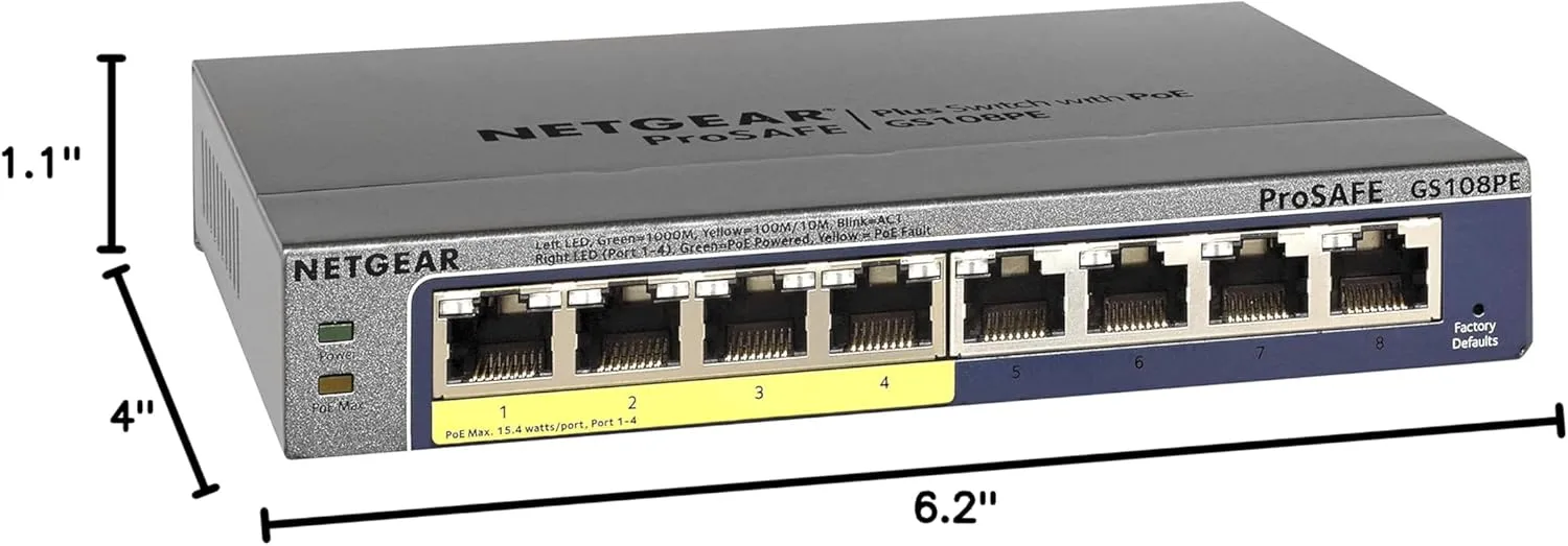 NETGEAR Gigabit PoE Ethernet Switches