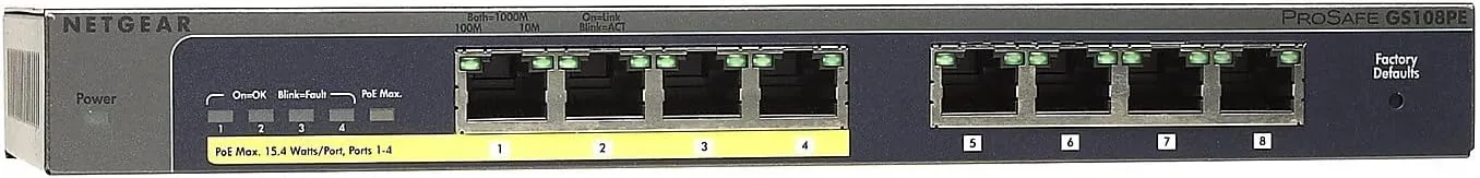 NETGEAR Gigabit PoE Ethernet Switches