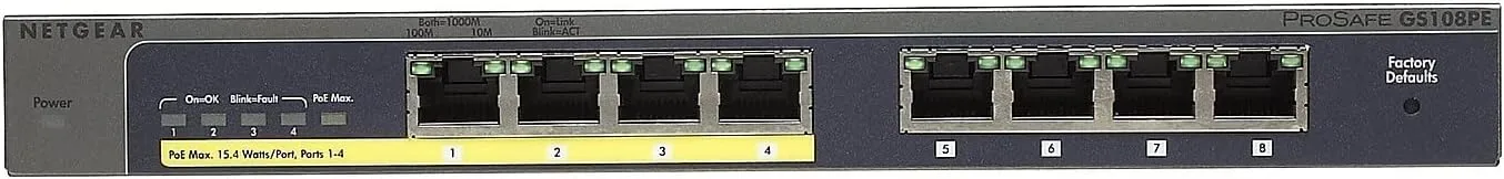 NETGEAR Gigabit PoE Ethernet Switches
