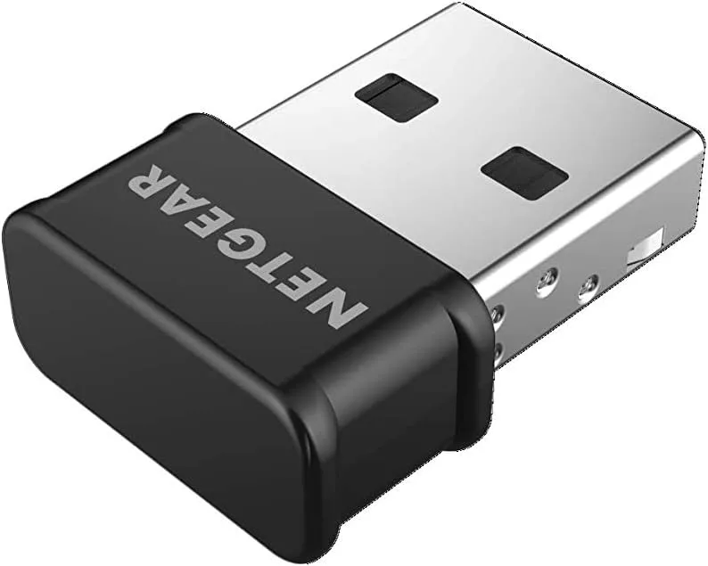 NETGEAR AC1200 Wi-Fi USB 2.0 Mini Adapter for Desktop PC | Dual Band WiFi Stick for Wireless Internet (A6150-100PAS) AC1200 Compact USB AC1200, USB 2.0