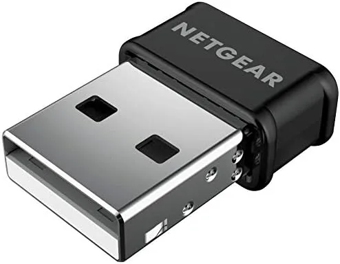 NETGEAR AC1200 Wi-Fi USB 2.0 Mini Adapter for Desktop PC | Dual Band WiFi Stick for Wireless Internet (A6150-100PAS) AC1200 Compact USB AC1200, USB 2.0