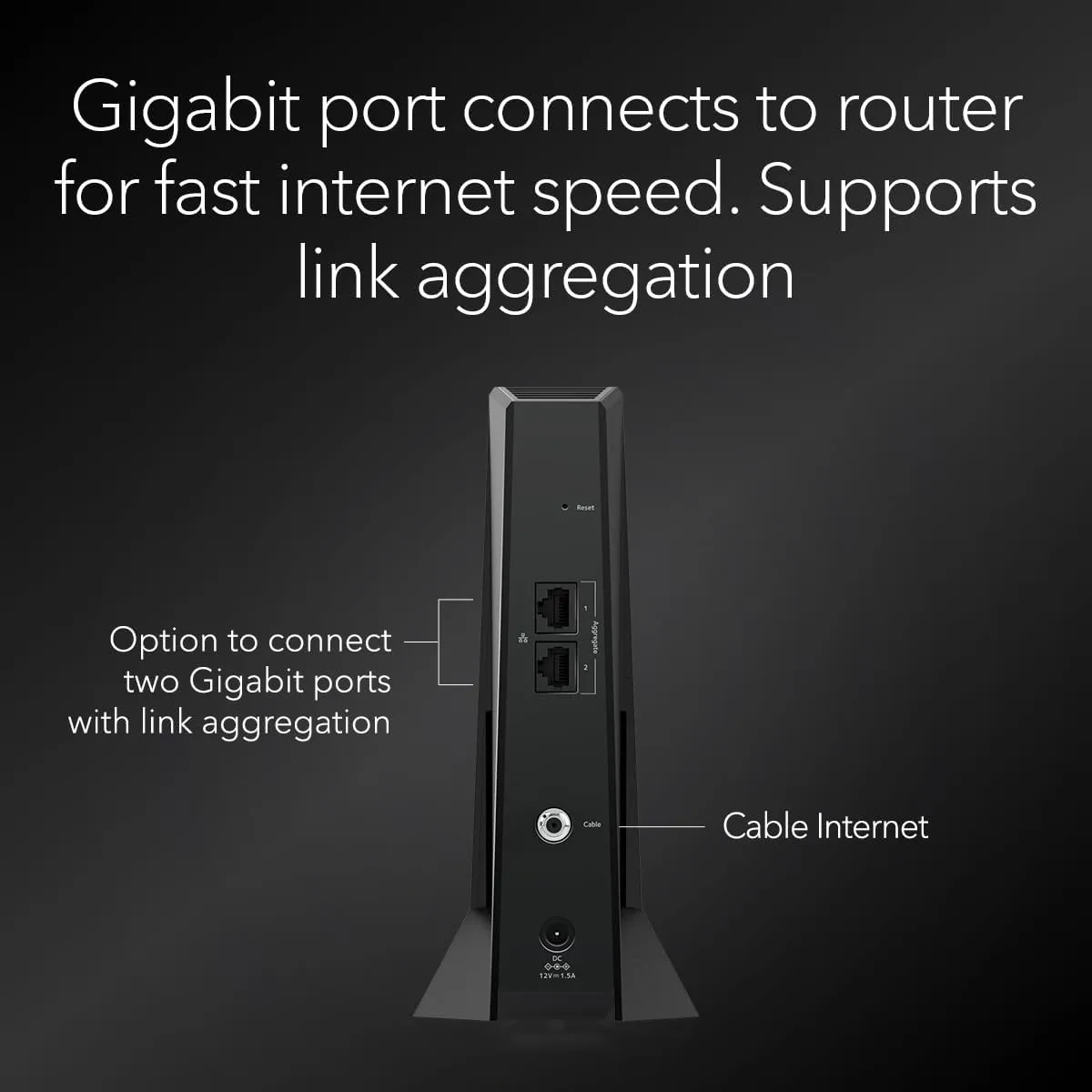 NETGEAR Nighthawk CM2500 DOCSIS 3.1 Mid/High-Split Cable Modem - Up to 2Gbps