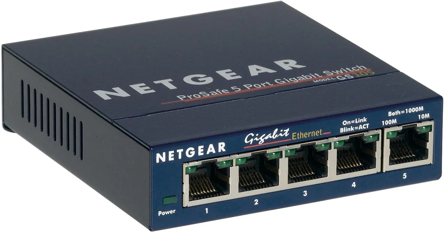 NETGEAR Gigabit Desktop/Wall-Mount Ethernet Switches
