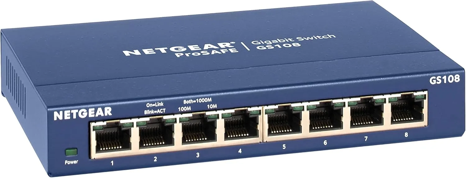 NETGEAR Gigabit Desktop/Wall-Mount Ethernet Switches