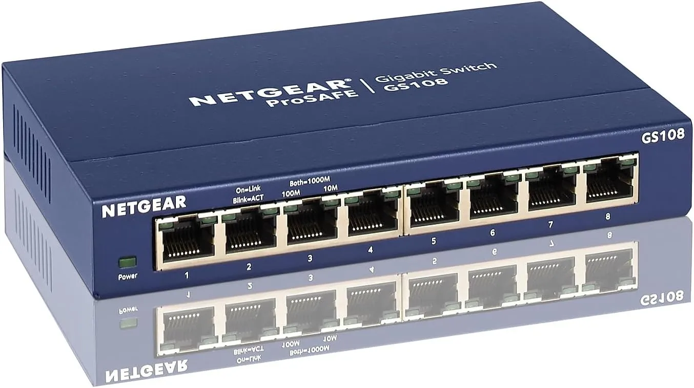 NETGEAR Gigabit Desktop/Wall-Mount Ethernet Switches