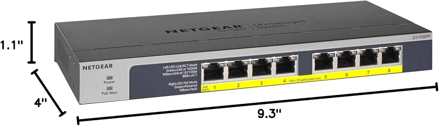 NETGEAR Gigabit PoE Ethernet Switches