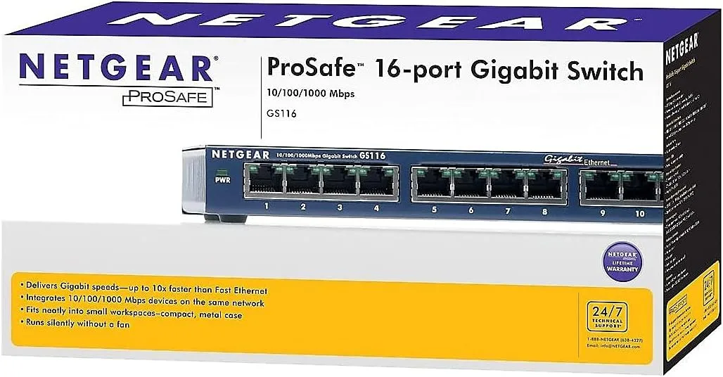 NETGEAR Gigabit Ethernet Unmanaged Switch