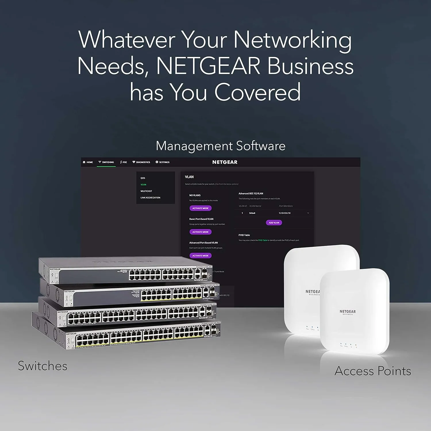 NETGEAR 5-Port Gigabit Ethernet Unmanaged PoE Switch (GS305PP) - with 4 x PoE+ @ 83W, Desktop or Wall Mount