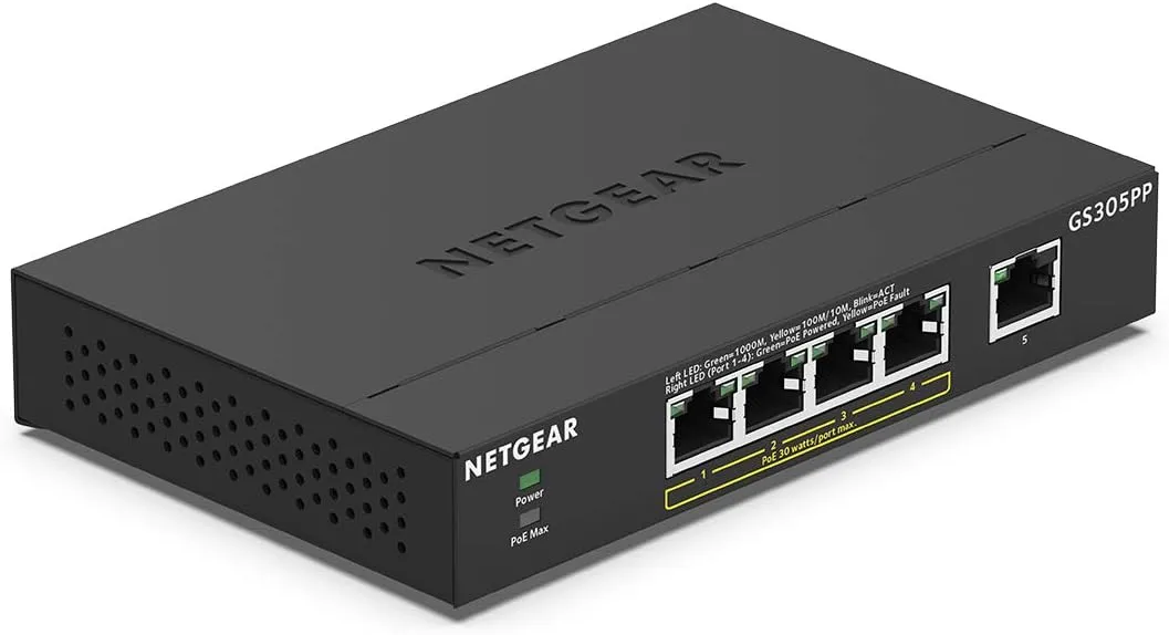 NETGEAR Gigabit Ethernet Unmanaged PoE+ Switches