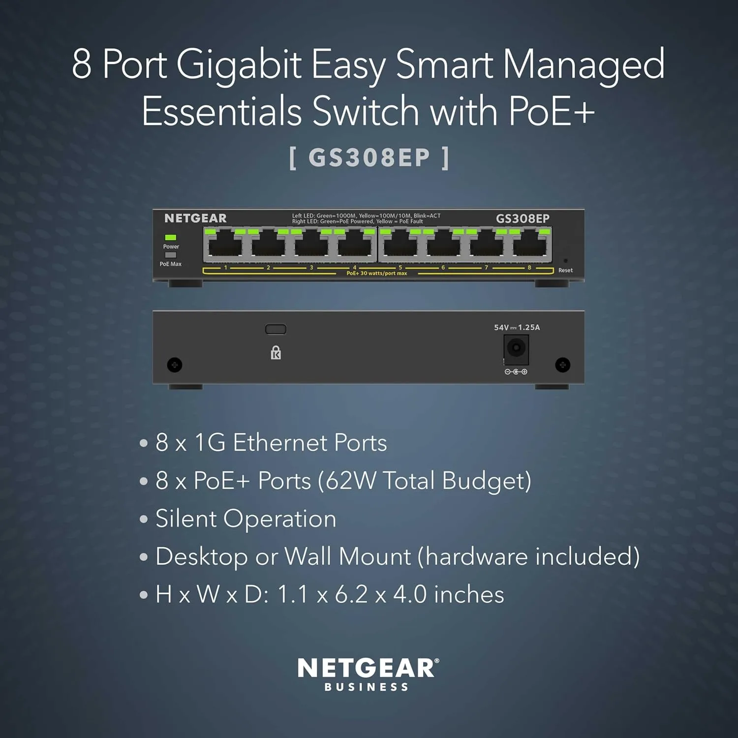 NETGEAR PoE+/PoE++ Gigabit Multi-Gigabit Easy Smart Managed Plus Switches