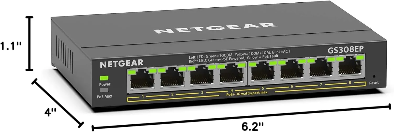 NETGEAR PoE+/PoE++ Gigabit Multi-Gigabit Easy Smart Managed Plus Switches