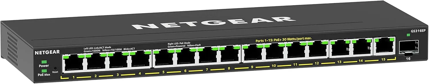 NETGEAR PoE+/PoE++ Gigabit Multi-Gigabit Easy Smart Managed Plus Switches
