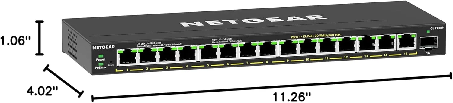 NETGEAR PoE+/PoE++ Gigabit Multi-Gigabit Easy Smart Managed Plus Switches