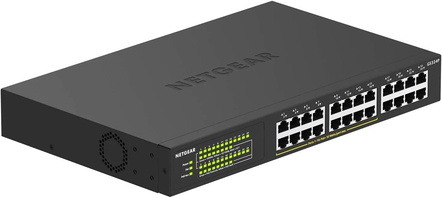 NETGEAR Gigabit Ethernet Unmanaged PoE+ Switches