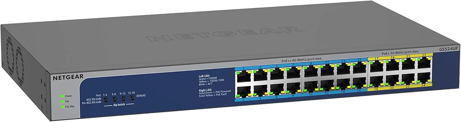 NETGEAR Gigabit PoE Ethernet Switches