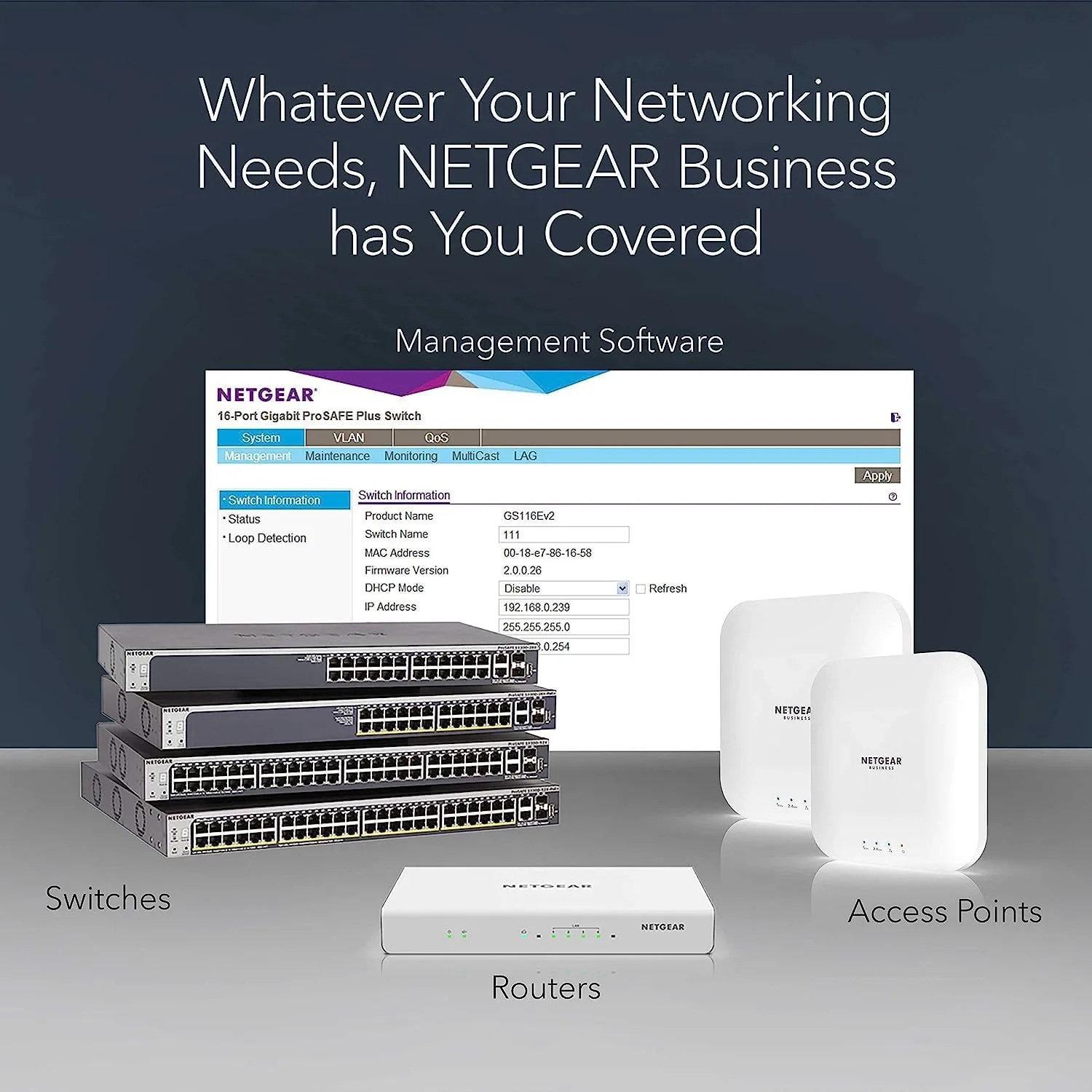 NETGEAR Gigabit Smart Managed Pro Switch