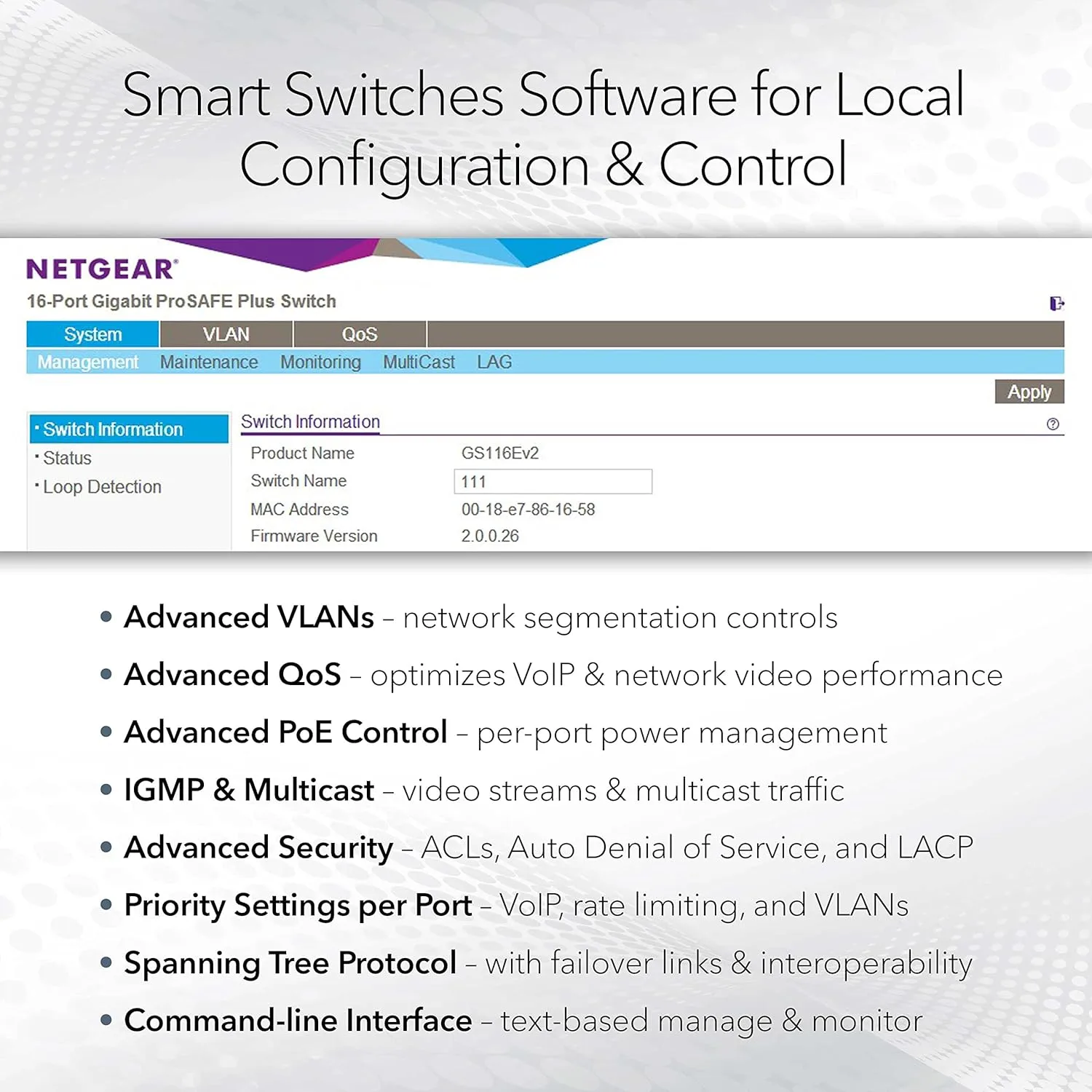 NETGEAR 52-Port PoE Gigabit Ethernet Smart Switch GS752TPP, 48 PoE+ @760W, 4x1G SFP
