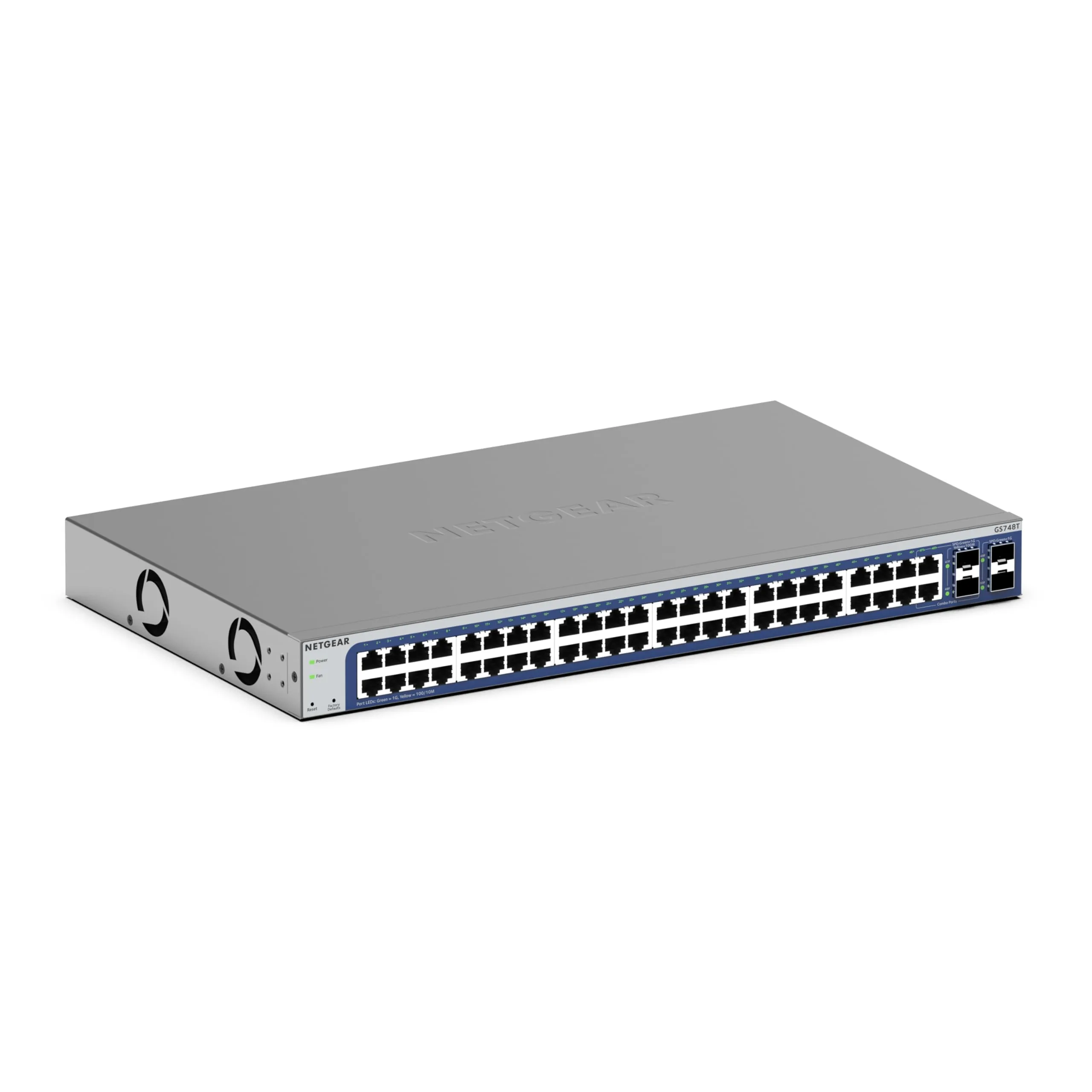 NETGEAR GS748T 48-Port Gigabit Managed Switch - 2x1G SFP, Rackmount