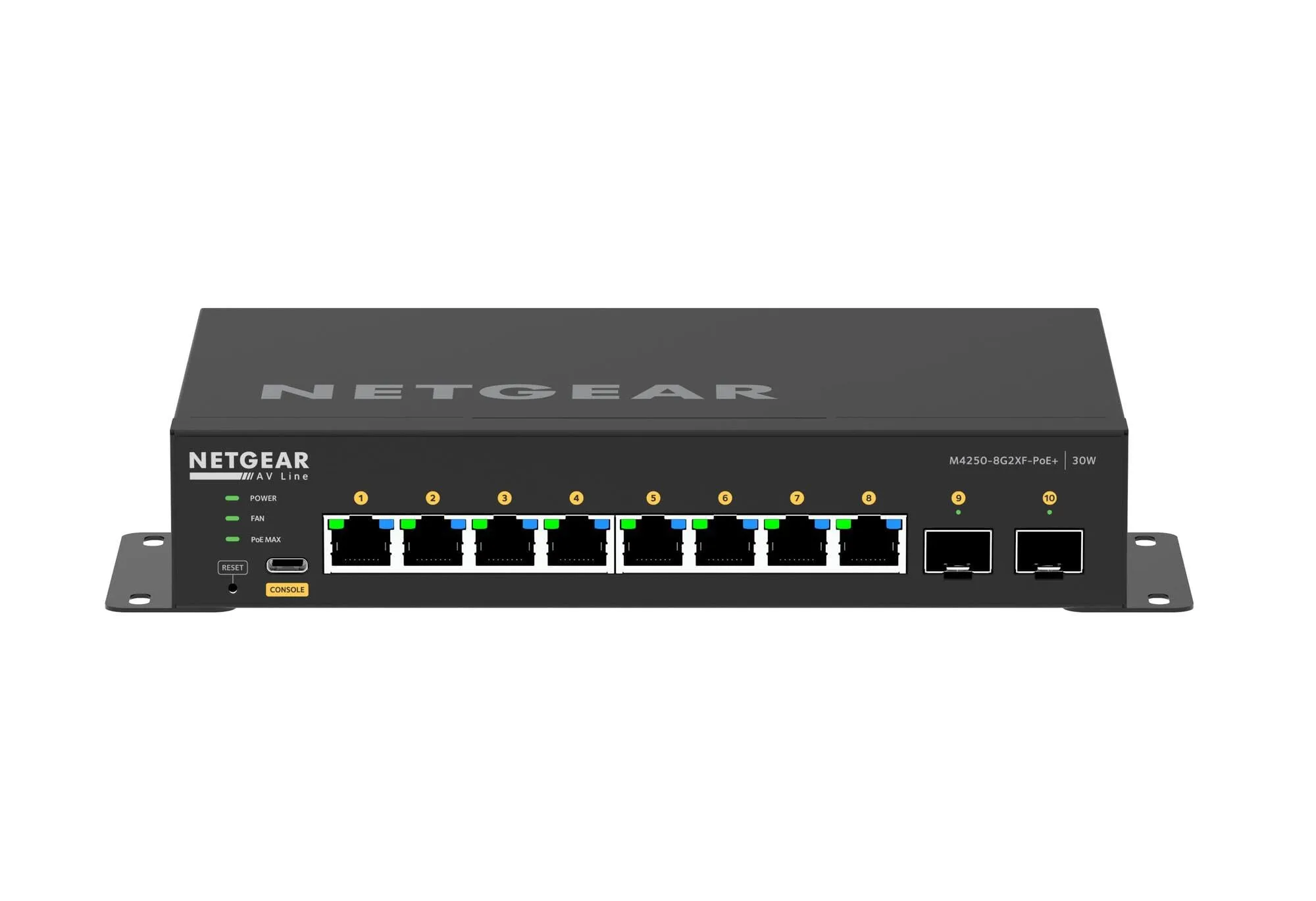 NETGEAR Fully Managed Desktop Switch- GSM4210PX-100NAS