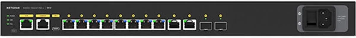 NETGEAR M4250-10G2XF-PoE++ 10-Port Managed AV Ethernet Switch