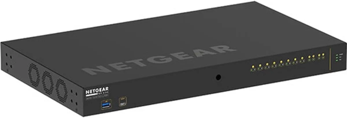 NETGEAR M4250-10G2XF-PoE++ 10-Port Managed AV Ethernet Switch