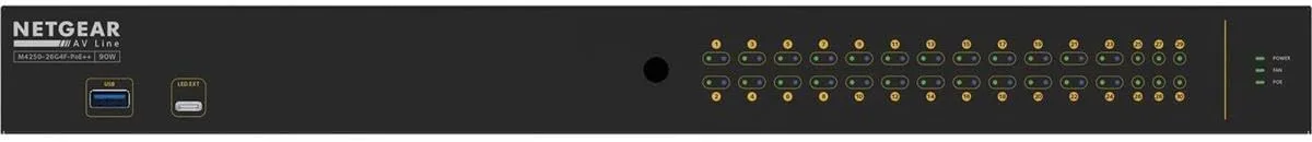 Netgear AV Line M4250-26G4F-PoE++ 30-Port 1440W Managed Switch