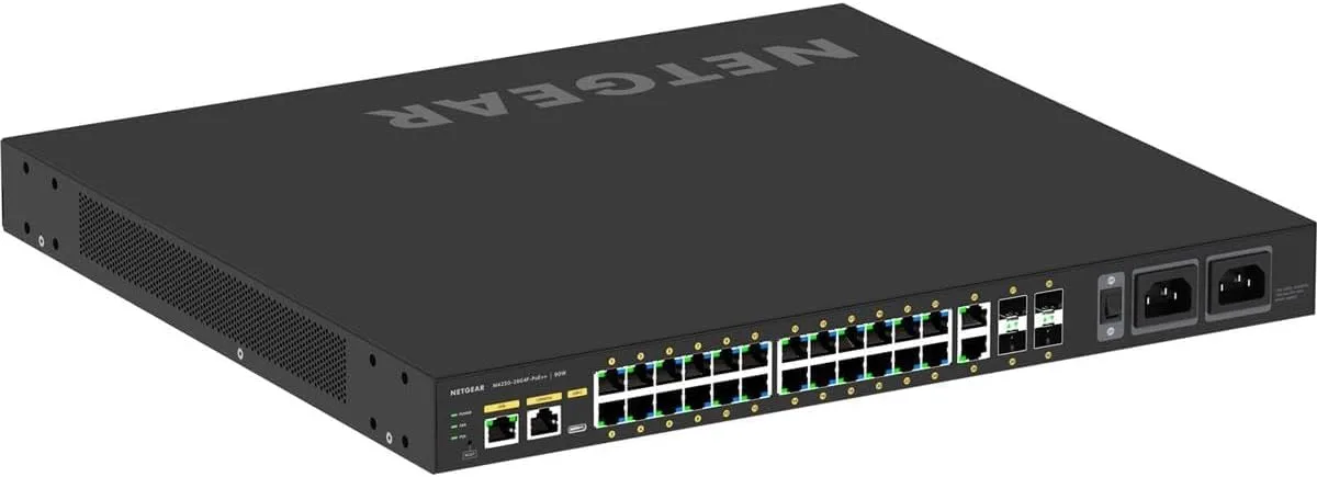 Netgear AV Line M4250-26G4F-PoE++ 30-Port 1440W Managed Switch