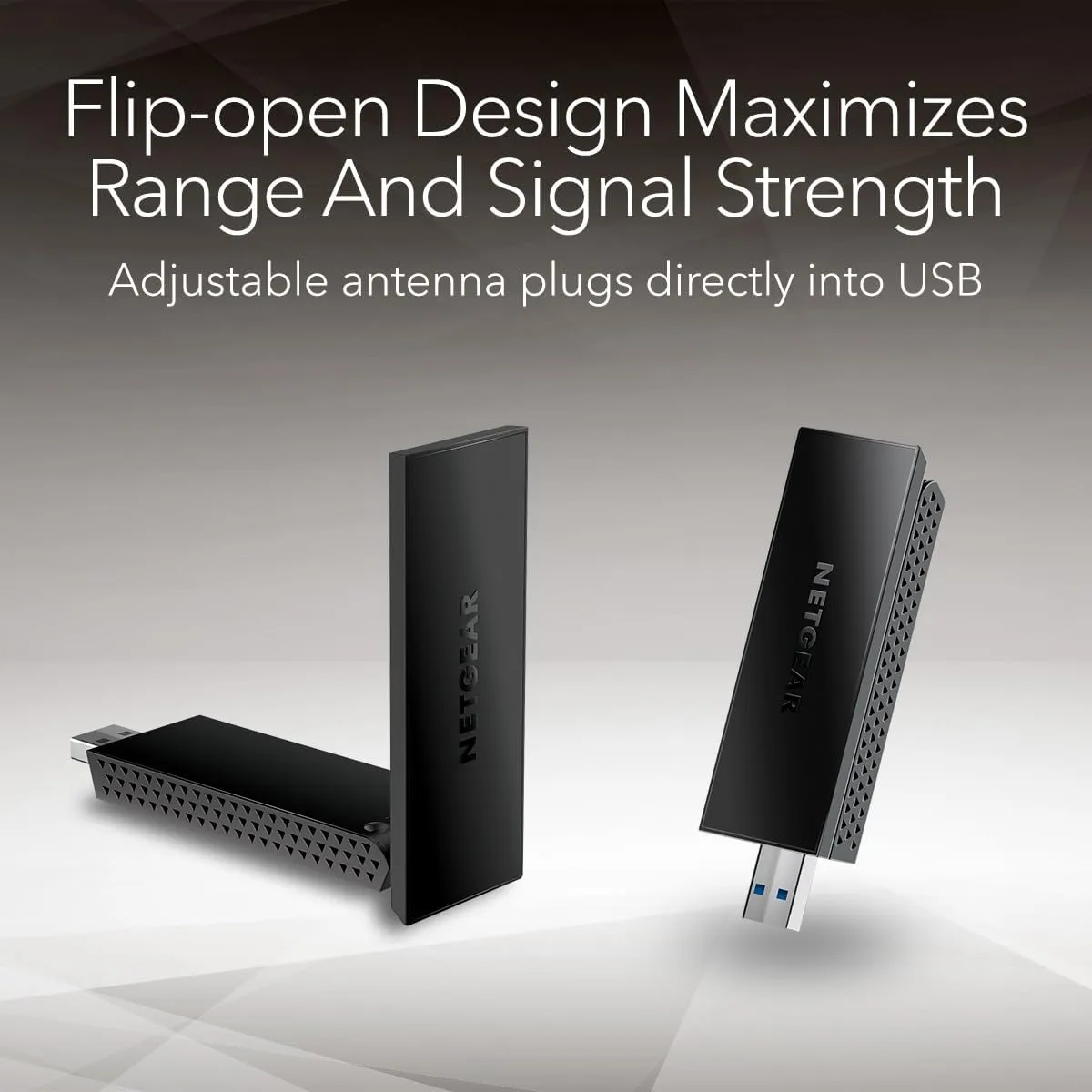 NETGEAR Nighthawk WiFi 6 USB 3.0 Adapter (A7500) – AX1800 Dual-Band Wireless Gigabit Speed (Up to 1.8Gbps) – Works with Any WiFi 6 or WiFi 5 Router Or Mesh System - for Windows PC