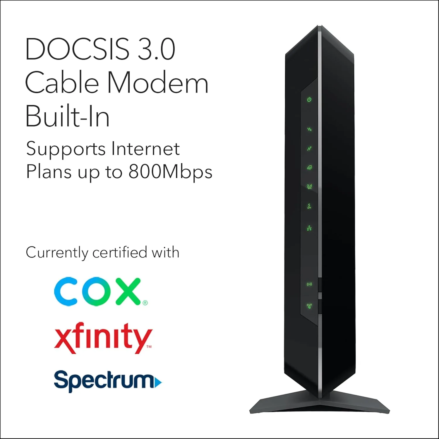 NETGEAR Nighthawk C7000 AC1900 DOCSIS 3.0 Cable Modem & WiFi Router