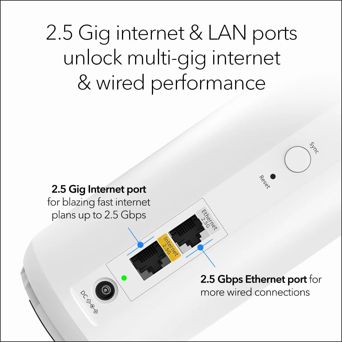 NETGEAR Orbi Mesh WiFi System (Router + Satellite) - 2-Pack
